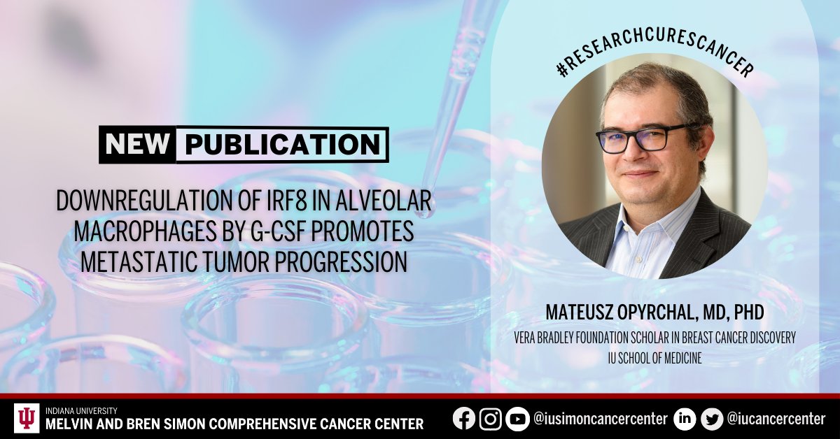 Gain valuable insights from a new article by the cancer center’s Mateusz Opyrchal (@opyrchallab), MD, PhD, and colleagues in @iScience_CP. Learn more: ow.ly/MK0l50R6Xmb. #ResearchCuresCancer #NCIcomprehensive