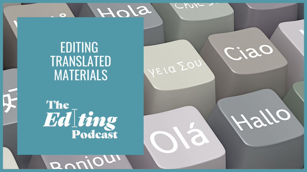 Discover the art of editing translations on The Editing Podcast with Denise Cowle, Louise Harnby, and Andy Hodges. bit.ly/3P9RRca