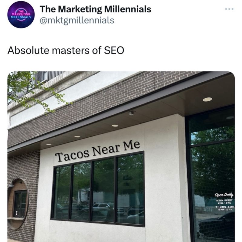 Kudos to the Marketing Millennials for finding this one!

#fridaythoughts #fridayfunny #marketingandadvertising #artificialintelligence