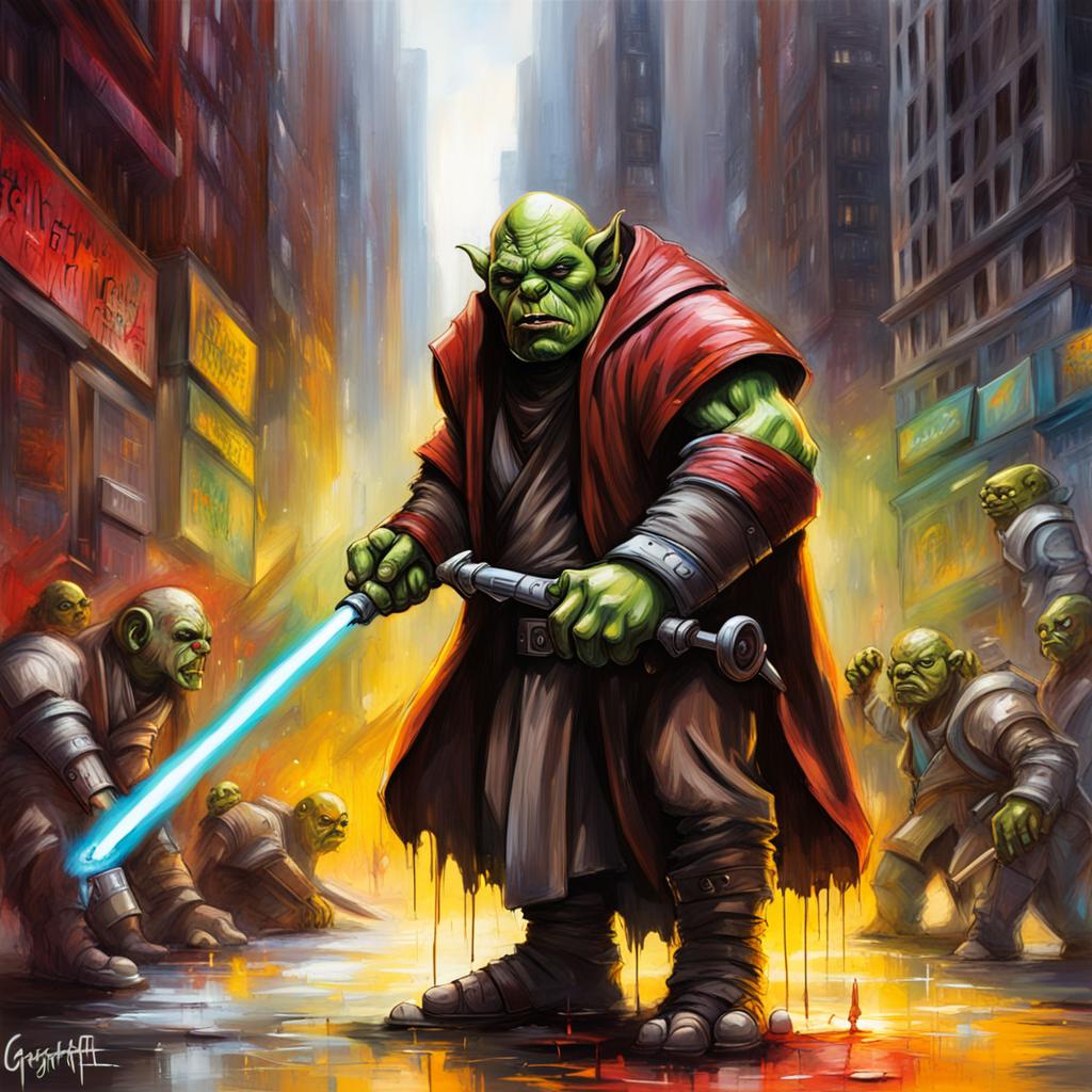 Return of the Jedi Orc!
#ELFantasy #elf #elif #orc #fantasy #elves #orcs #goblin #goblin #dwarf #JediSurvivor #JediFallenOrder #jedi #humanoid #ApacheORC #pgem #monster