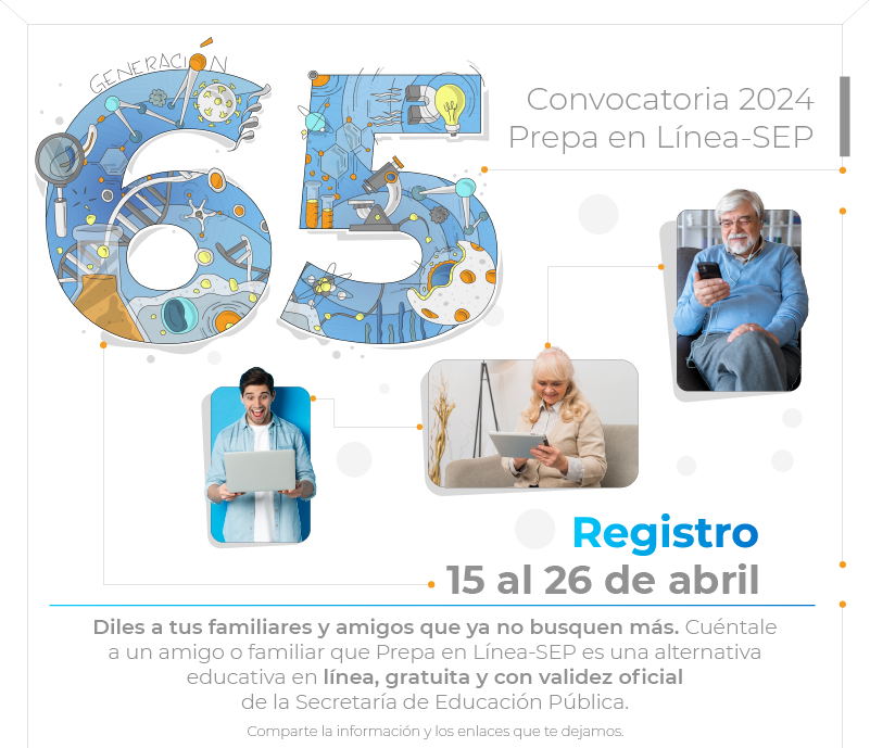 ¡Esta es tu oportunidad para continuar con tus estudios! Realiza tu prepa en México desde Michigan o el norte de Ohio.
#PrepaEnLíneaSEP
•Registro hasta el 26 de abril 2024
•Convocatoria: prepaenlinea.sep.gob.mx/convocatorias-…
#G65_PL-SEP #EducaciónADistancia #EducaciónIME