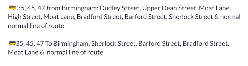 DIVERSION⚠️ Starting at 6 am From 25th to 27th May till 06:00 am, Pershore St. Sherlock St to Upper Dean St will be closed to allow safe access for Birmingham Pride Event