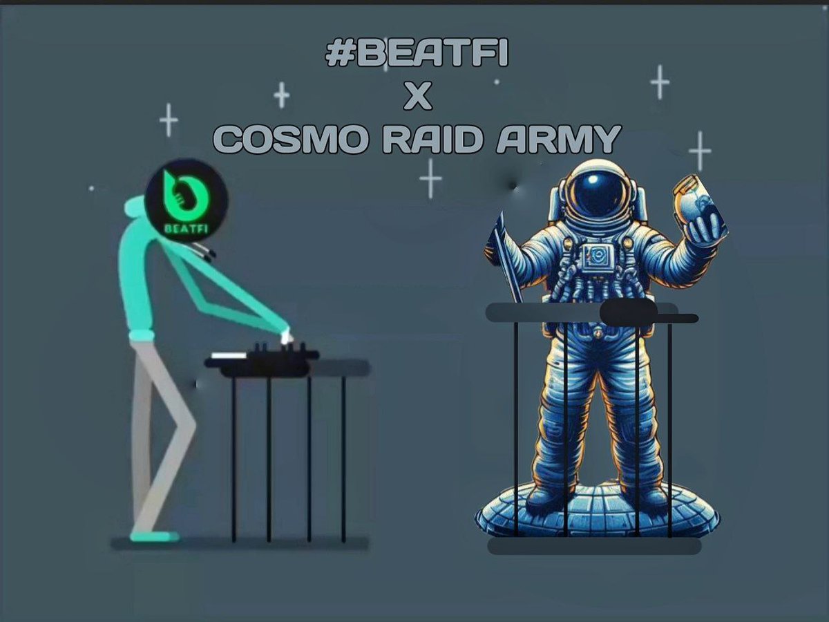COSMO RAID ARMY × #BEATFI Great launch 🔥🔥 MCAP : $230k TG :t.me/BeatFiAi TWITTER: twitter.com/beatfiai For more information or partnership, DM t.me/Moon_Chadz