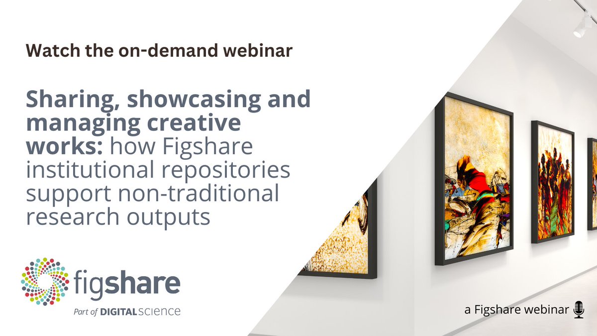 Watch our on-demand webinar to discover how Figshare empowers sharing, showcasing, and citing non-traditional research outputs. Learn about persistent identifiers, custom metadata, and captivating display features! 🎥 ow.ly/3pJT50RlZqM