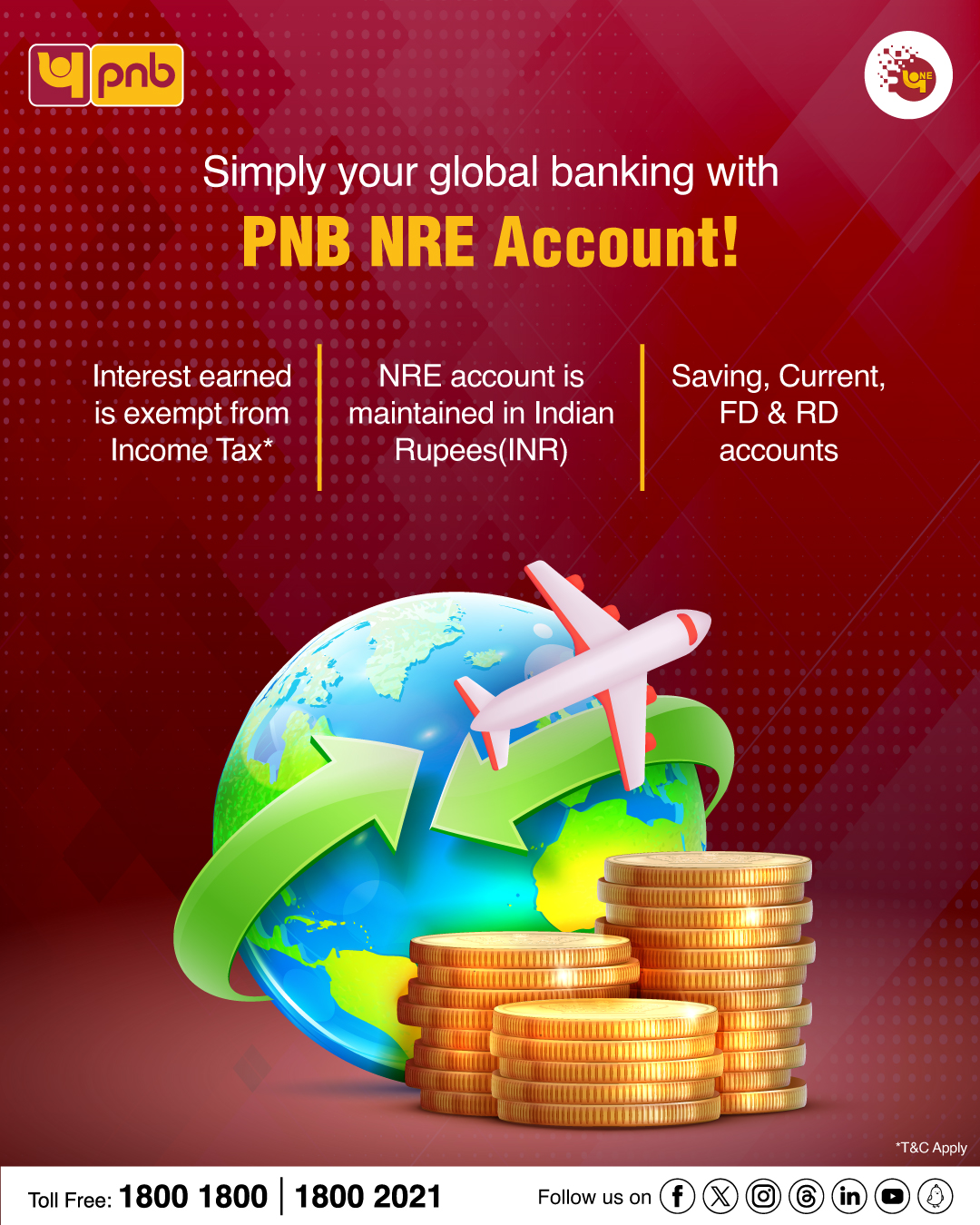 Punjab National Bank on X: &ldquo;Secure your foreign earnings from 