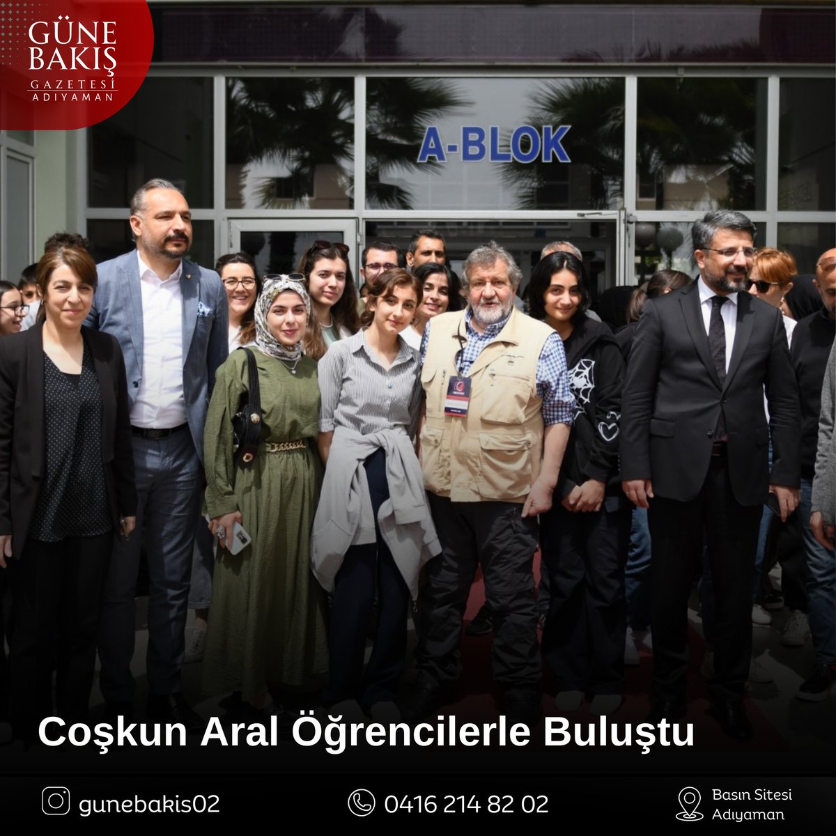 Coşkun Aral Öğrencilerle Buluştu
Detaylar linkte...
gunebakisgazetesi.com/haber/coskun_a…
#günebakış #adıyaman #adyü