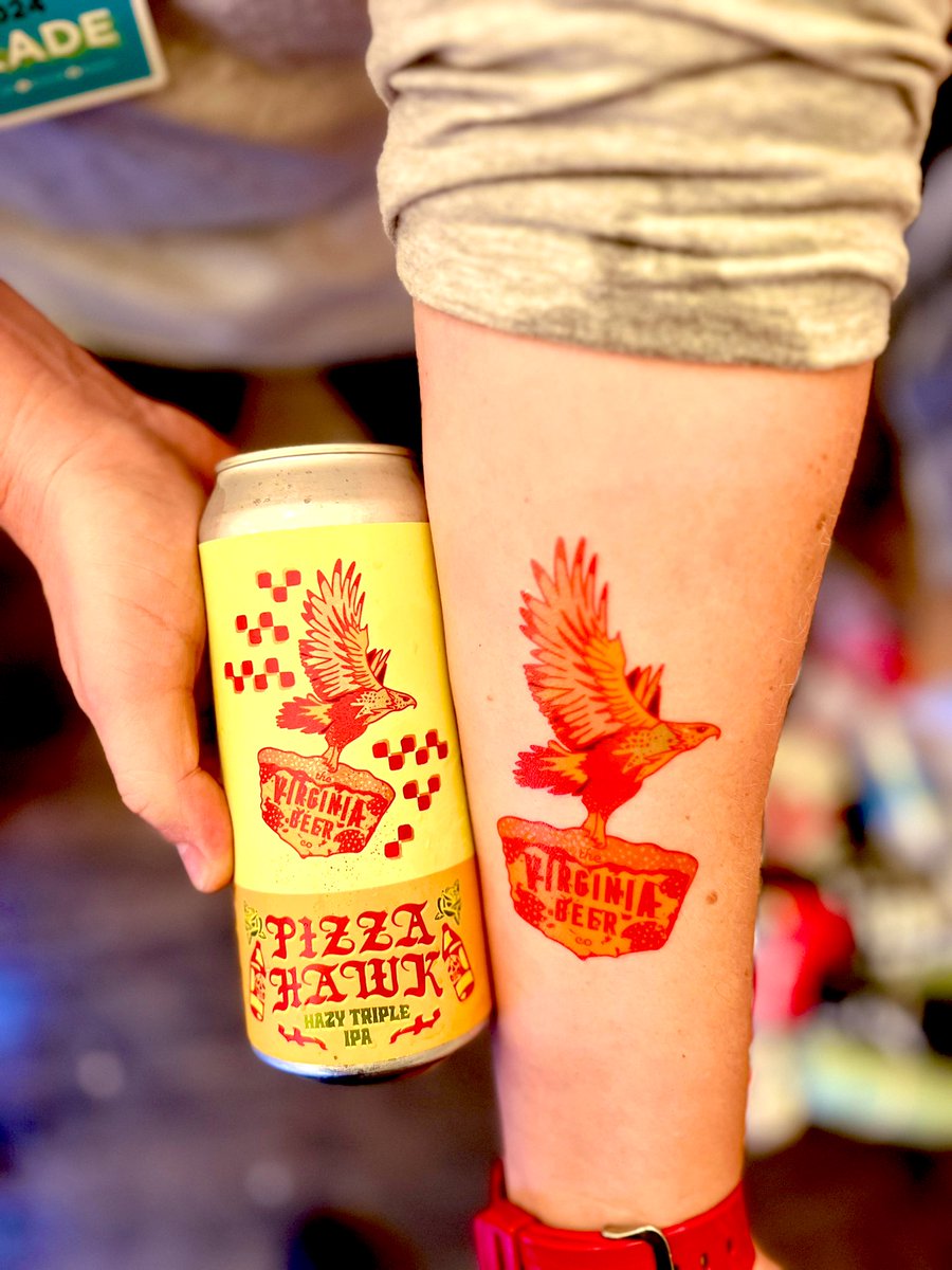 VirginiaBeerCo's tweet photo. What happens at @BrewLdn stays at #BrewLDN. Unless we post about it on the socials. 🇬🇧🍕🦅 https://t.co/3MtgSjeW3v