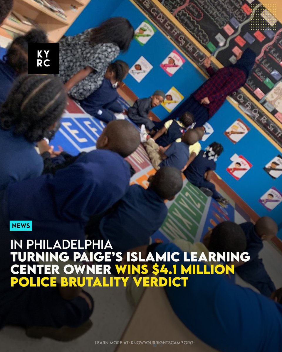 Turning Paige's Islamic Learning Center Owner Wins $4.1 Million Police Brutality Verdict Link: ow.ly/fZuT50RoxBl