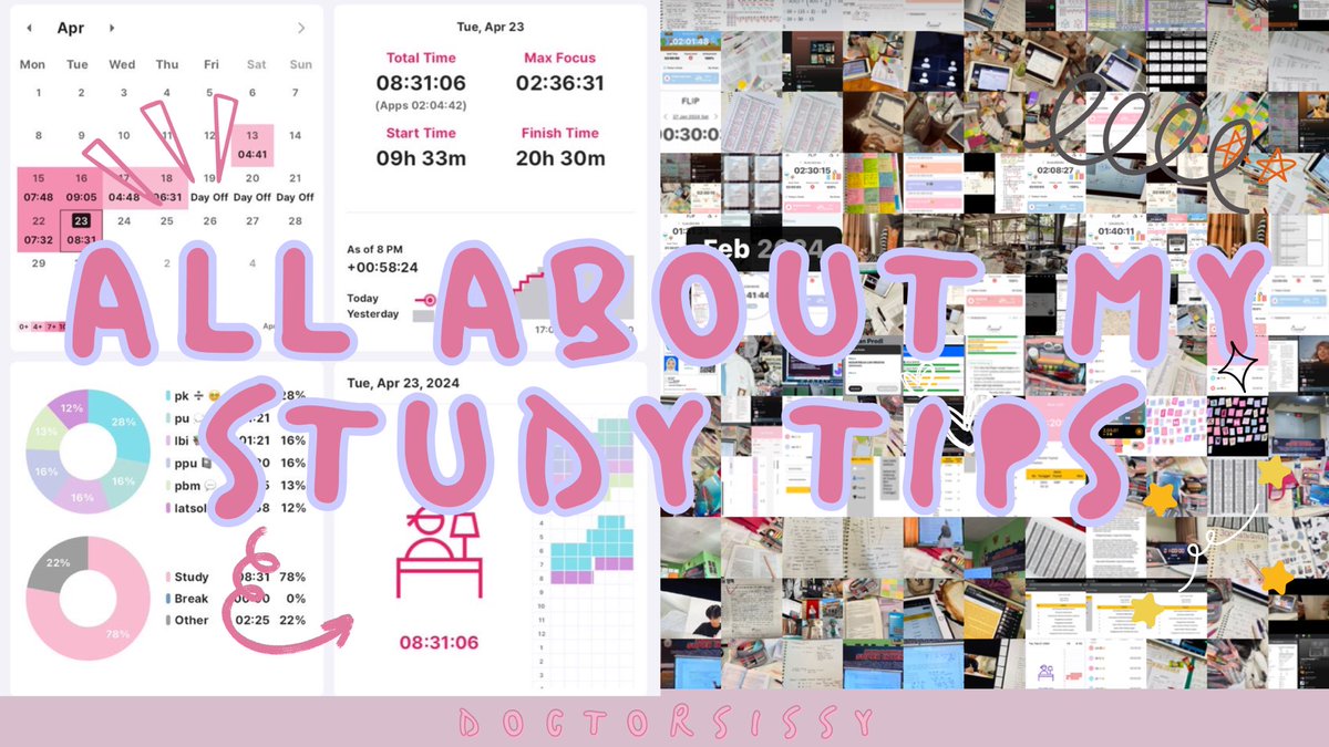 📁🖇️𓍼 ◜all about my study tips◞𓂃 ࣪˖ 𖦹 

𓄲 📓 𝐡𝐨𝐰 𝐢 𝐬𝐭𝐮𝐝𝐲 + 𝐡𝐨𝐰 𝐭𝐨 𝐬𝐭𝐚𝐲 𝐩𝐫𝐨𝐝𝐮𝐜𝐭𝐢𝐯𝐞 𖤐

— a thread by doctorsissy