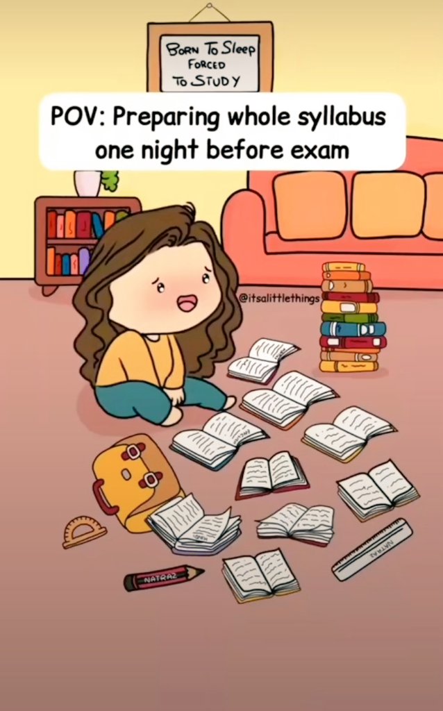 Aese kis kis ne kara hai ..!! 😂😂
Mine also 🤣🤣

#student #Exams #TrendingNow