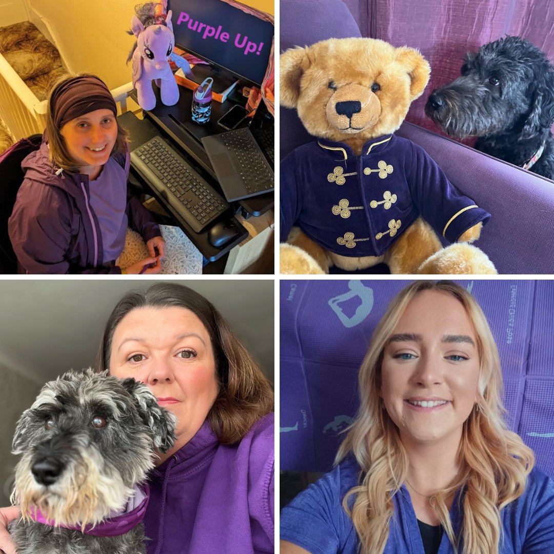 Our Nexus team are having a #PurpleUp! Day - wearing purple to celebrate children from Armed Forces families. 💜 Last month, we launched our Nexus project to help ensure #YoungCarers in armed forces families receive the support and community they need to thrive.