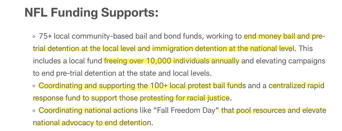 🚨🚨🚨 SHOCKING: The NFL has for years funded left-wing programs that encourage illegal immigration, prevent prosecution of criminals, and operate national activist protests to disrupt 'choke points'. 🙀

The NFL's partnership, which last extended in June 2022, offered grants and…