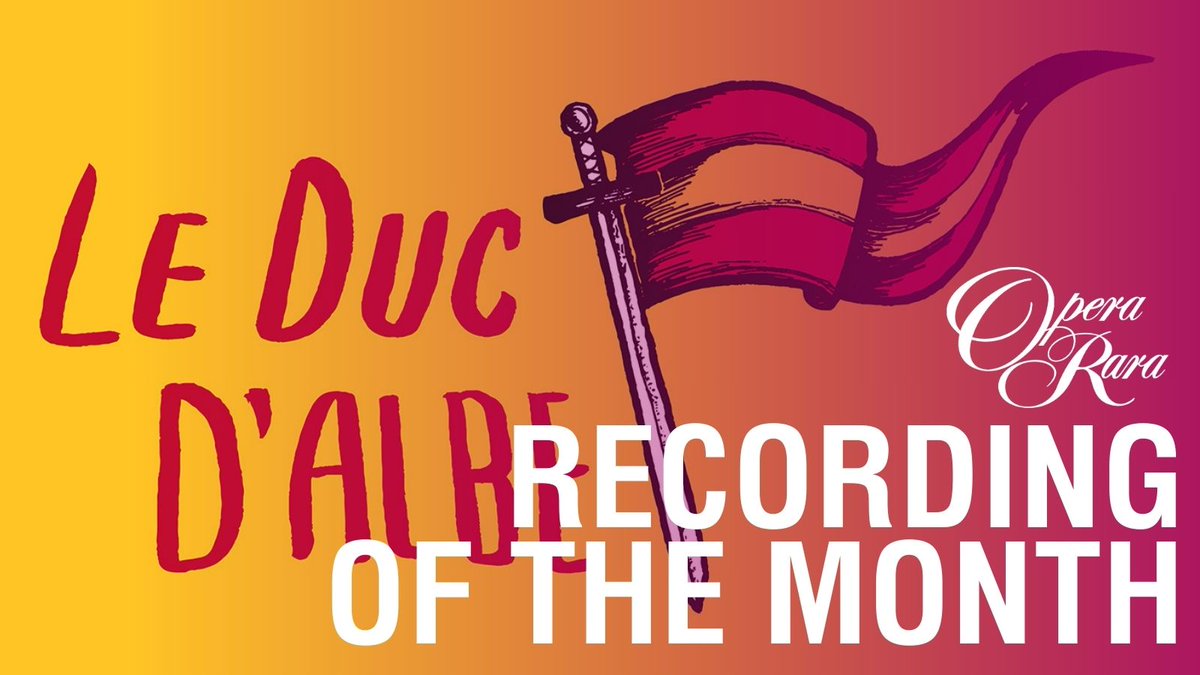 Donizetti's Le Duc d'Albe is our #RecordingOfTheMonth and you can now listen to the opera in full via our YouTube channel! Sir Mark Elder conducts @the_halle with @SoprAngela @Spikelmyers @stoutbaritone @Burrybasso and Laurent Naouri 🎧 ow.ly/yFXI50RoXVJ