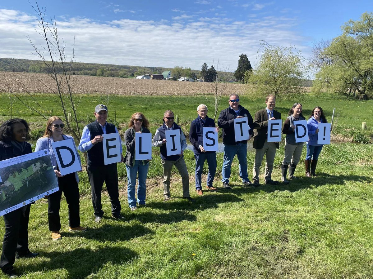 #ICYMI: Yesterday, we joined the @PennsylvaniaDEP, @DCNRnews, @pafishandboat , and our partners in the General Assembly to celebrate the delisting of the Turtle Creek Watershed in Snyder County! Read more: bit.ly/4aS2GYJ