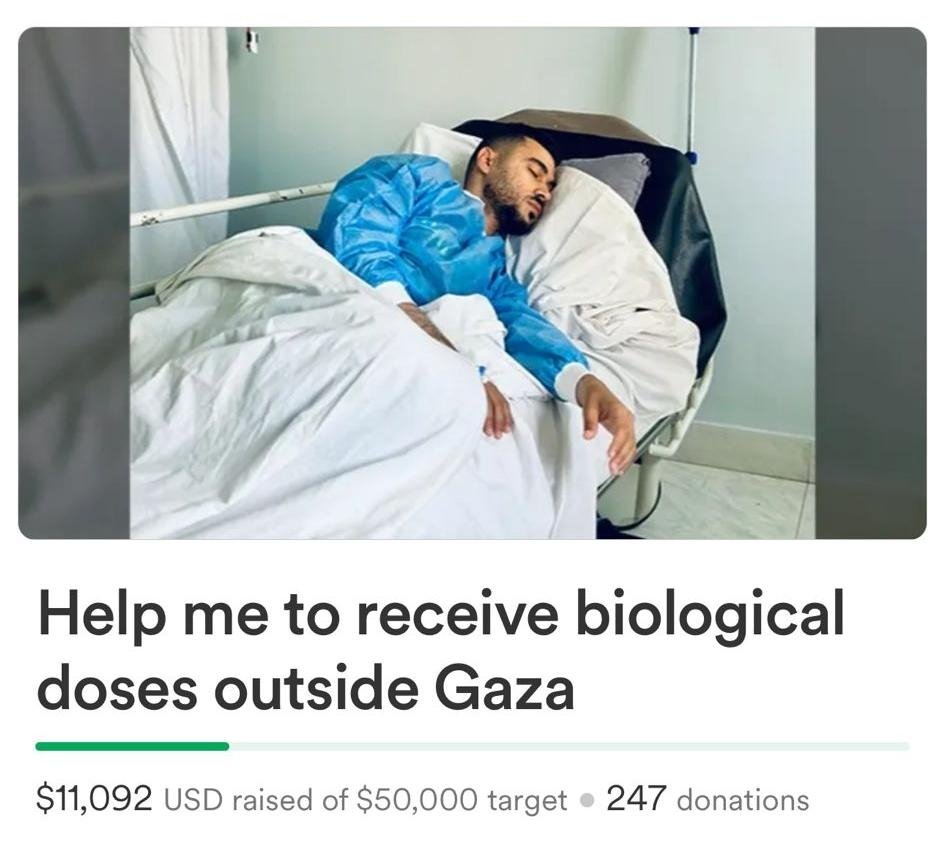 🚨Please do not ignore my message. It is related to my brother’s life.I ask you to feel that my brother’s life is like your brother’s life.. Please help my brother in #Gaza 🙏👇
gofundme.com/f/support-sibl…

#EXCREMENTÍSSIMO #WhatsApp #Hamas #ZICO #FunkGeneration #SPOTWITHJENNIE #ZICO