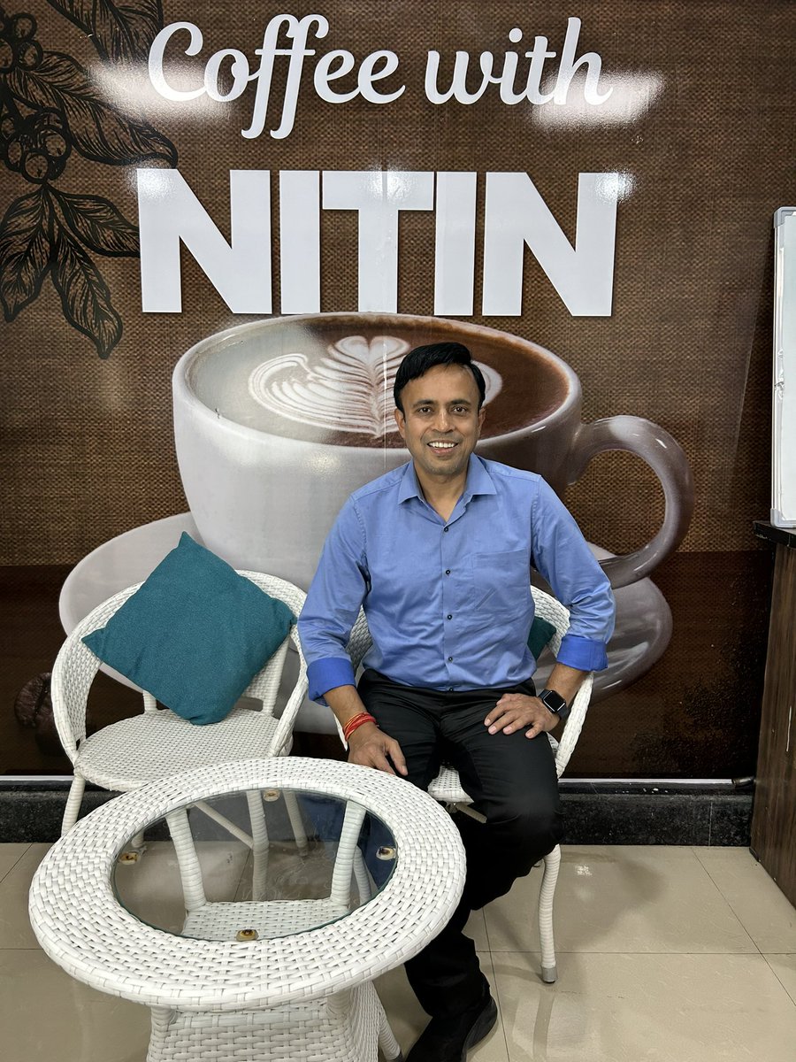 Going to start coffee with nitin fresh season shortly.