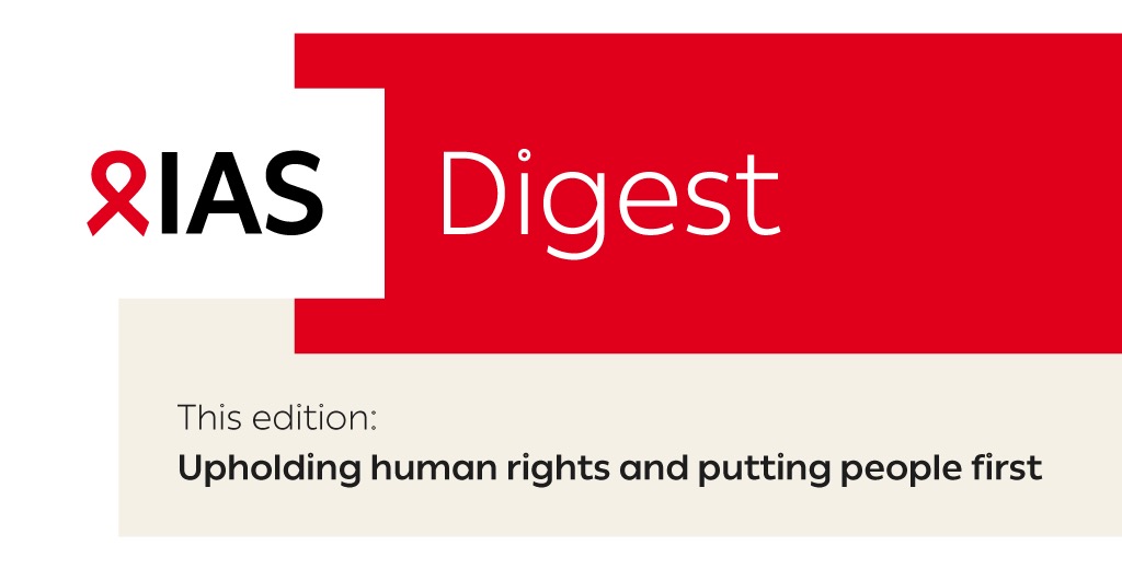 🚀 Thrilled to launch our first IAS Digest, a newsletter providing updates on pressing issues facing people living with, affected by & working on #HIV! ✉️ Check out our inaugural #IASDigest, dedicated to upholding human rights & putting people first! iasociety.org/ias-digest-uph…