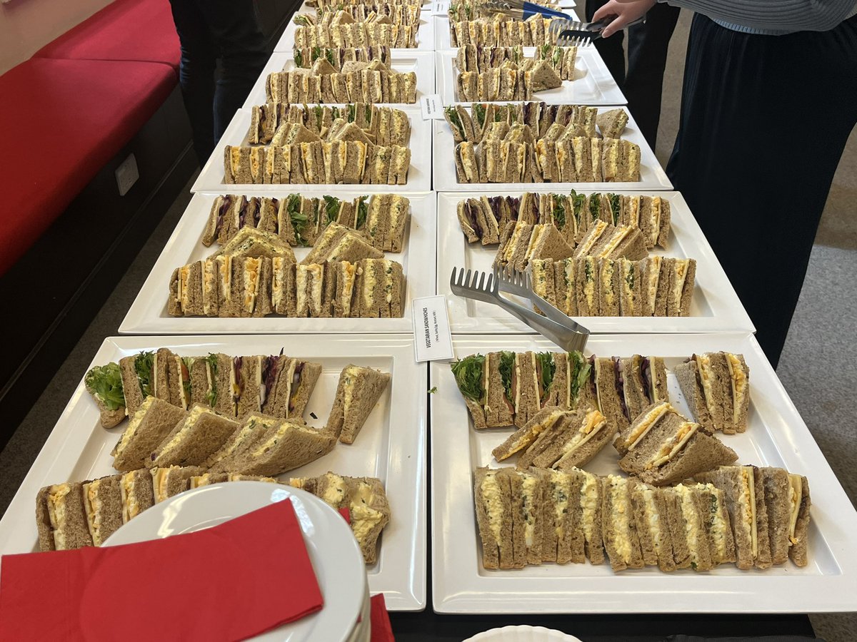 BritCUR's tweet image. #BCUR24 Light lunch is now started on the ground floor:) Enjoy it! 😝