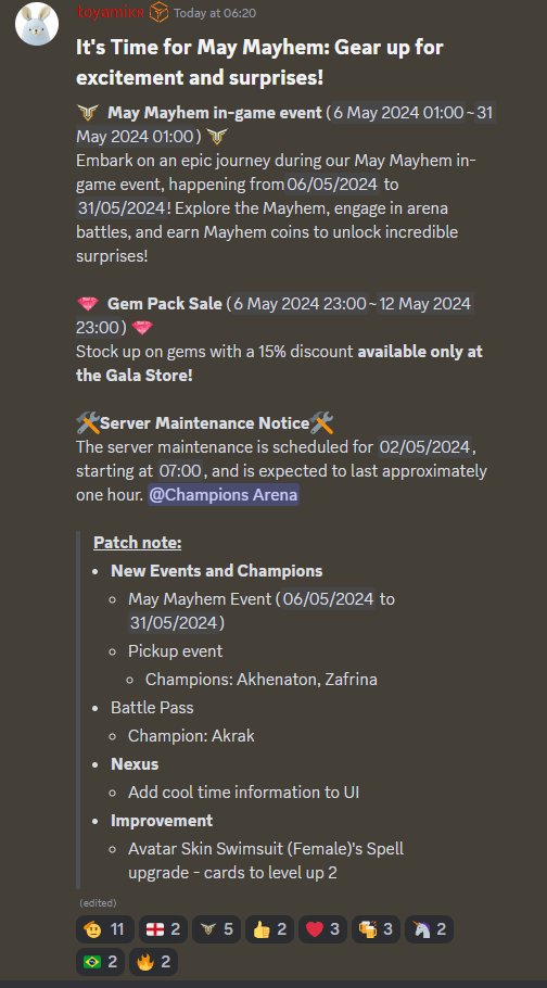 GM $GALA Gamers @oneuniverseCA May Mayhem event announced! More information below 👇