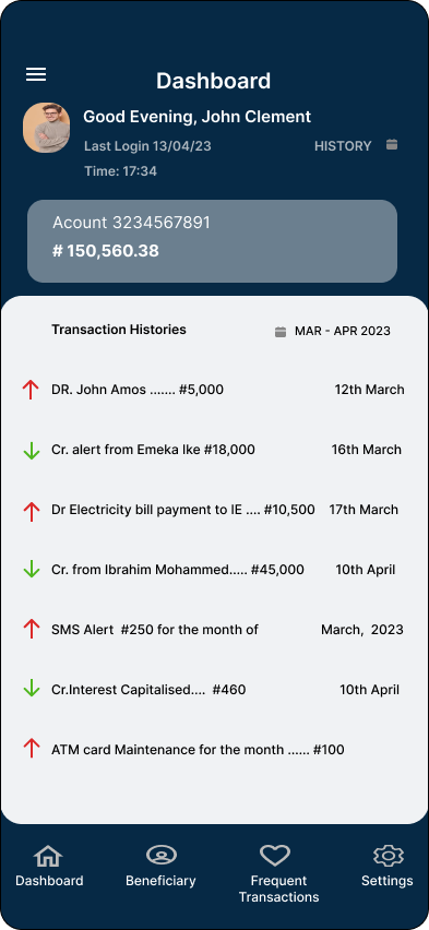 CletDesign's tweet photo. I decided to try my skills in doing a replicate of First Bank Mobile App.
please, rate my work.
#uiuxdesign #uxui #ui #uxlink #productdesign Fiverr Michael Edwards https://t.co/HXzwT24LOc