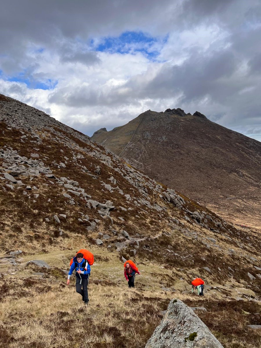 Year 11 pupils are progressing well on their Silver Duke of Edinburgh Practice in the Mournes.