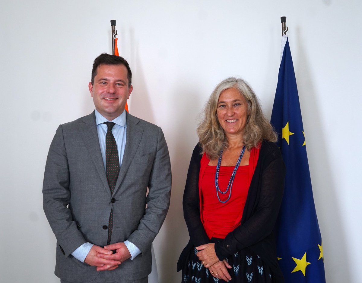 Exciting news from Abidjan! Our ES had a productive meeting with HE the Ambassador of 🇪🇺 to 🇨🇮@francescaDM_EU, engaging discussions on the IIJ’s pivotal work. Gratitude to the EU for their steadfast support and funding of the CT PHARE and all its workshops.