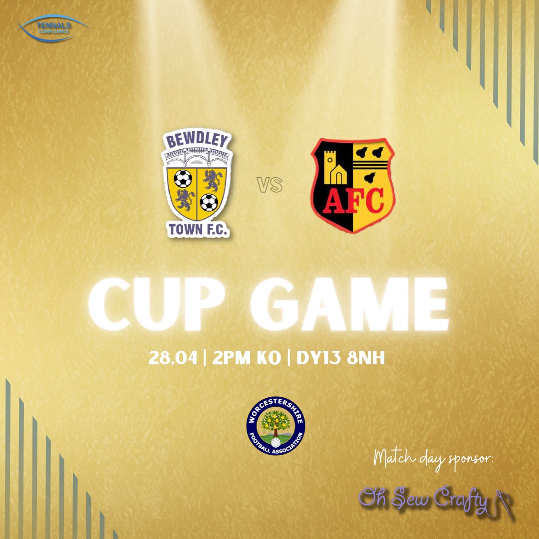 BewdleyTownLadiesFC (@bewdleytownlfc) on Twitter photo π¨ βππ©π₯ πππ©π₯π¦π£π
After our win on pens last week, weβre through to the semi-finals of the Division One Cup this Sunday against Alvechurch! Wish us luck π€
πDY10 8NH
π 28th April
β° 2pm KO
π Alvechurch Women FC
π Division One Cup, semi-finals
π€ Oh Sew Crafty π¨ βππ©π₯ πππ©π₯π¦π£π
After our win on pens last week, weβre through to the semi-finals of the Division One Cup this Sunday against Alvechurch! Wish us luck π€
πDY10 8NH
π 28th April
β° 2pm KO
π Alvechurch Women FC
π Division One Cup, semi-finals
π€ Oh Sew Crafty