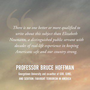 To write Kingdom of Rage, I relied heavily on work of prevention practitioners and terrorism researchers and attempted to translate their findings into actions for a general audience. I was so grateful to receive an endorsement from the highly esteemed @hoffman_bruce