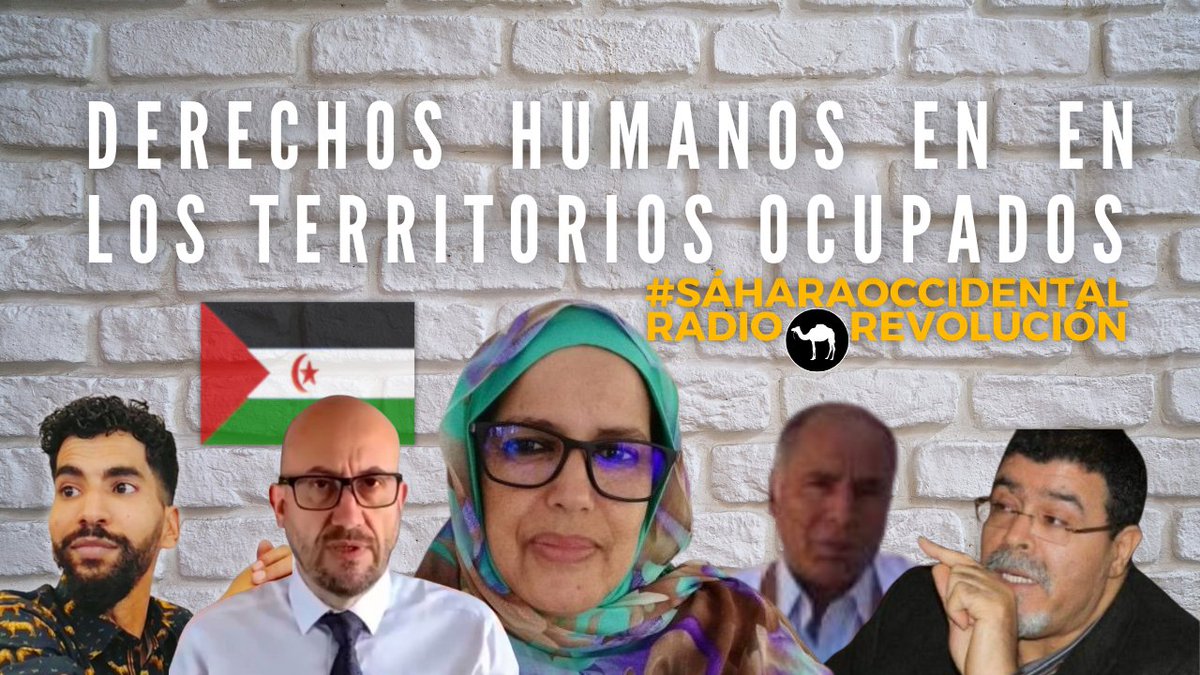 #SaharaOccidentalRadioRevolucion Mañana sábado a las 23:15 en @radiorevolso 🔴DEBATE: Derechos humanos en los TTOO Ponentes: ▪️ Elghalia Djimi @Djimi_ElGhalia ▪️ Carlos Ruíz @DesdelAtlantico ▪️ Taufig Moulay @TaufigZM ▪️ Hamd Hamad ▪️ Abdeslam Omar @AbdeslamOmarL