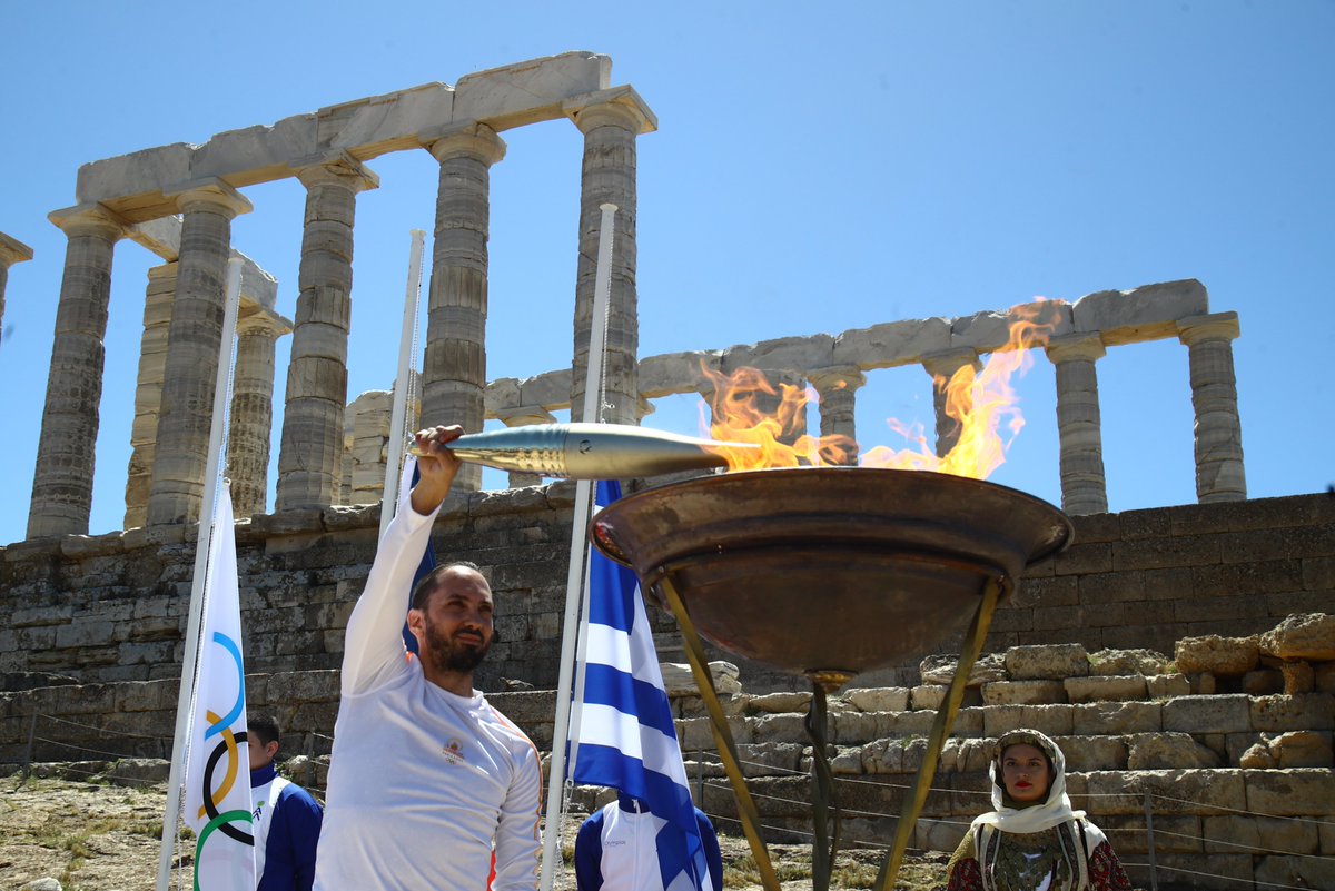 AnAthenianToLDN's tweet image. From Greece to Paris and the whole world! 🇬🇷❤️

#RoadtoParis2024 #TorchRelay #OlympicFlame
