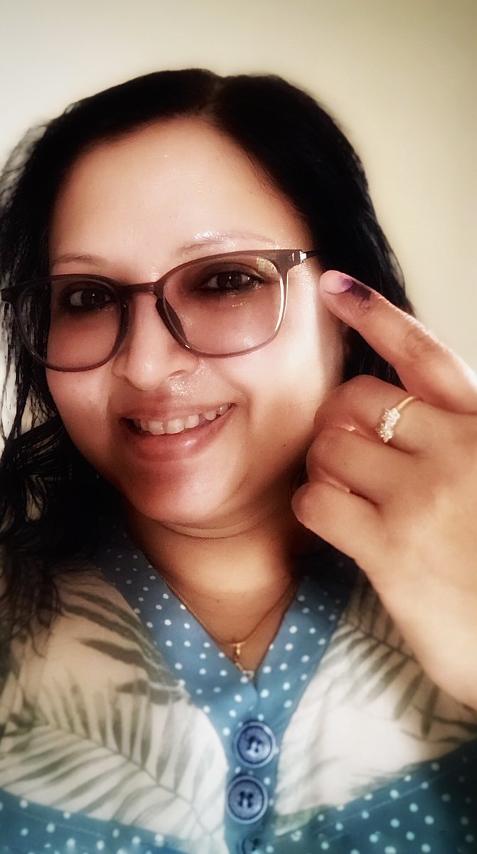Mandatory selfie for this day 😃 #Election2024 #Vote2024 #AayegaToModiHi
