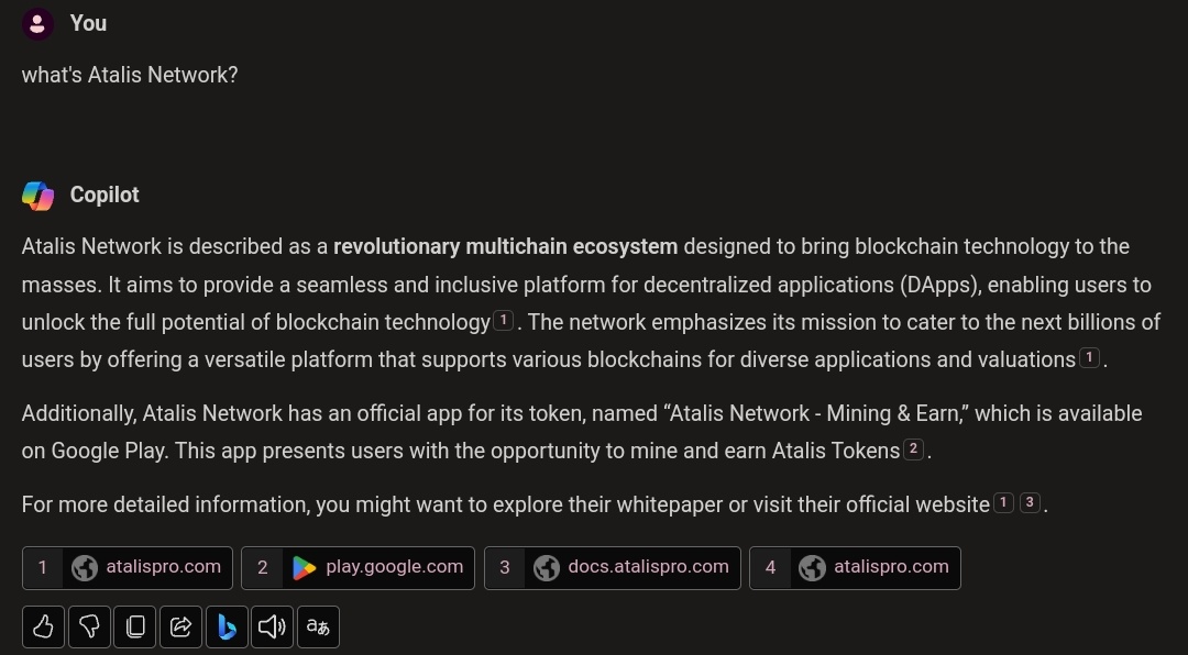 Atalis Network, a groundbreaking multichain ecosystem that is set to revolutionize the way we interact with blockchain technology. Our mission is to make blockchain accessible and beneficial for everyone, everywhere.

Ask about us on chatgpt-4 or Microsoft bing, ask on bing about…