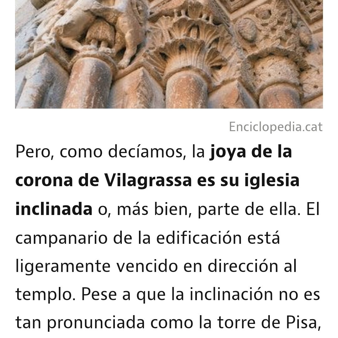 Molt a favor de 'la Toscana catalana' #PostureigUrgell LA MEJOR TORRE DE PISA, EN ̶M̶A̶D̶R̶I̶D̶ LLEIDA (Vilagrassa, de fet) @etfelicitofill