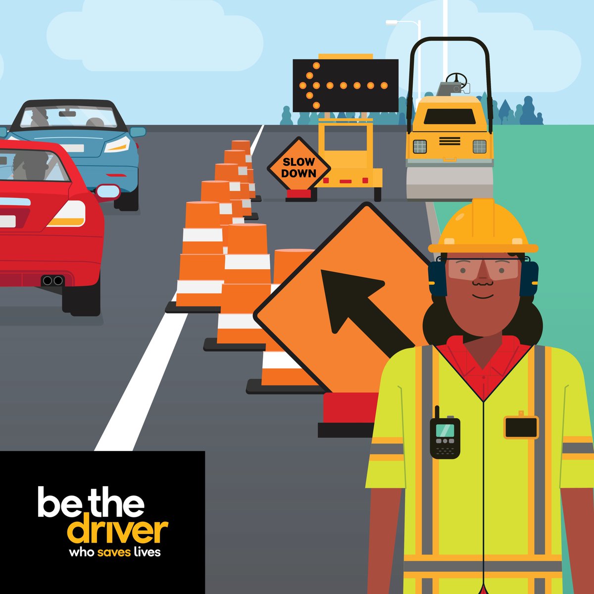 🦺The purpose of road work❓🦺
To build the state’s infrastructure network and make the roads SAFER. 
Do YOUR part, too🚗. 
#StayAlert and #SlowDown when approaching construction👷‍♀️crews.  
#MDOTSafety #MDTraffic #MDCommuters #MontgomeryCountyMD