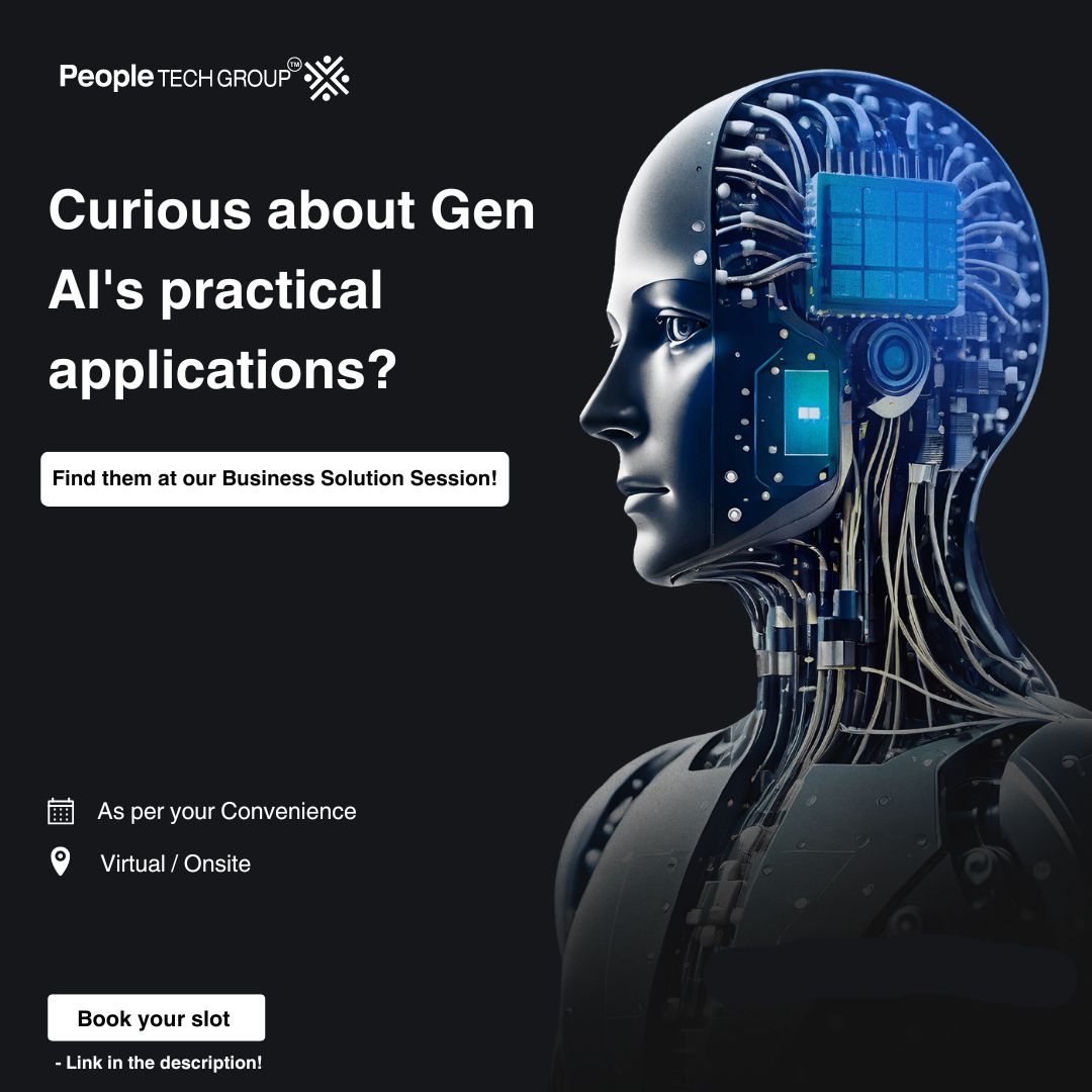 Secure your spot now! Link to session - peopletech.com/workshops/gene…

#ptg  #artificialintelligence #machinelearning #deeplearning #AIapplications #aiinnovation #datascience