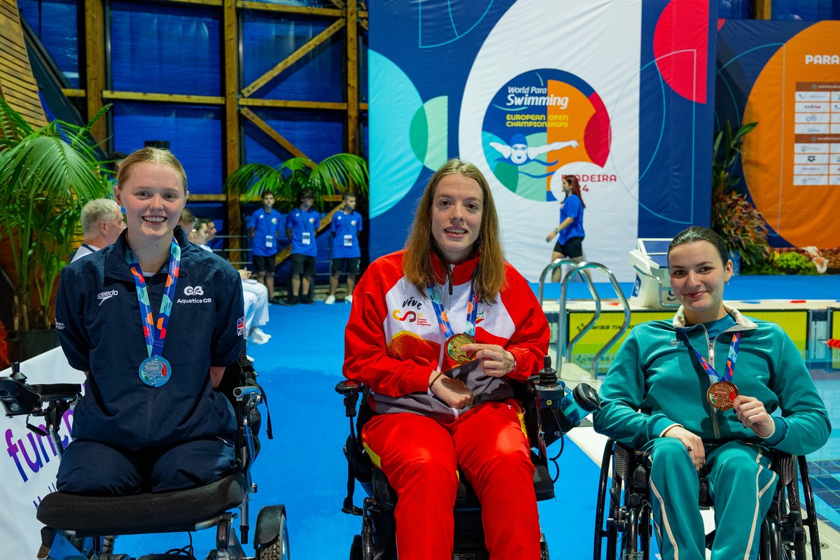 5⃣ª Jornada en el Campeonato de Europa de Natación Paralímpica y España acumula 2⃣7⃣ medallas (quinto puesto en el medallero). 🥇🥈🥉¡8 medallas en la jornada de ayer! 👇 paralimpicos.es/noticias/ocho-… 📸 @Para_swimming