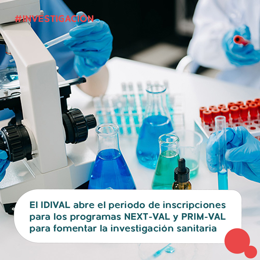 ✅ Promover el desarrollo de proyectos de #investigación traslacional en el entorno biosanitario en Cantabria, liderados por personal investigador emergente, es uno de los objetivos del IDIVAL con el programa PLADIBIO. ➡️ cutt.ly/hw6LVftC