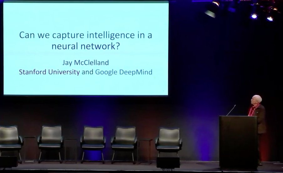 We were extremely fortunate to have Jay McClelland give the keynote of keynotes at our Spring Summit last week: youtu.be/bgDkAW06wTs?si… Jay was a major force behind the Parallel Distributed Processing movement in 1986, arguably the beginning of modern deep learning, and he…