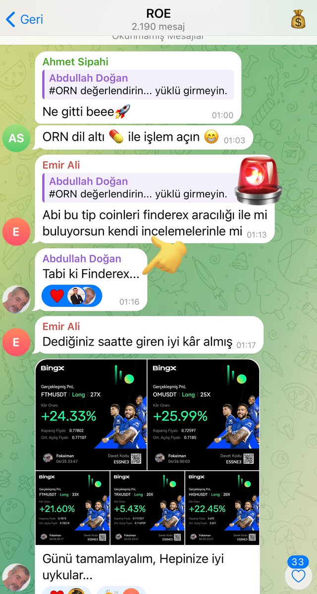 Tabiki #finderex 👏🏼🥳💪🏼 Hiç bir teknik analiz bilmeyen insanlara bile benzersiz ve çok kolay bir trade dünyası inşaa edebildiğim için çok ama çok mutluyum🥰 Üzerinde çalıştığımız yeni özellikler ile her geçen gün kolay trade yapmanın keyfini çıkaracaksınız✌️