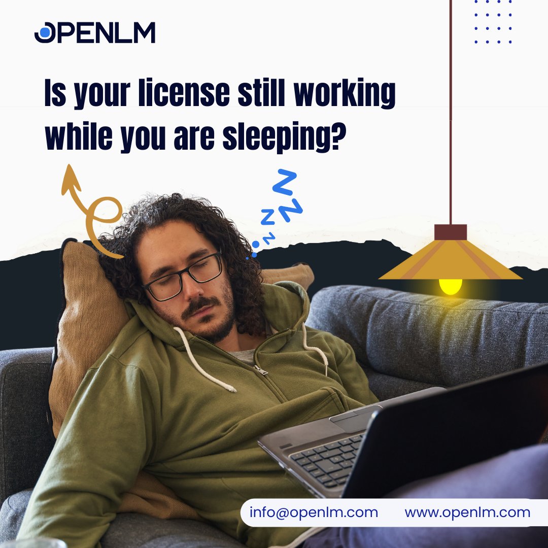 𝐃𝐨 𝐬𝐨𝐟𝐭𝐰𝐚𝐫𝐞 𝐥𝐢𝐜𝐞𝐧𝐬𝐞𝐬 𝐬𝐥𝐞𝐞𝐩 𝐚𝐭 𝐧𝐢𝐠𝐡𝐭? 😴 💤💤 The answer depends on the specifics. Many licenses are based on a set timeframe, regardless of usage. Let us know how are you approaching SLM in your organization? ⬇ ⬇ #OpenLM