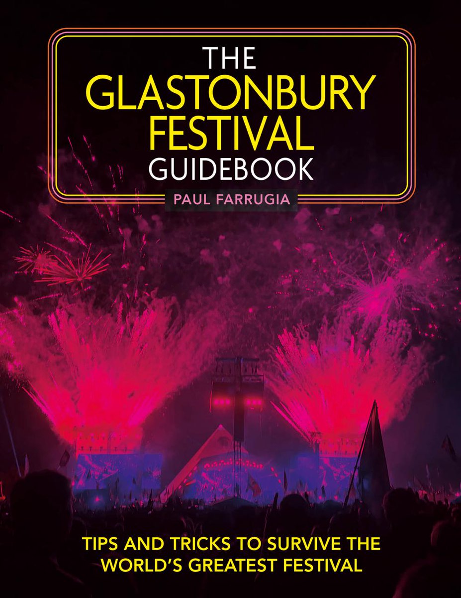 I have a new book cover! If you are heading to #Glastonbury for the first time then this book is for you. You can download it here: glastonburytips.com/glastonbury-fe… The print version will be available soon. 
#glastonbury2024 #glasto2024 #glasto #glastonburyfestival