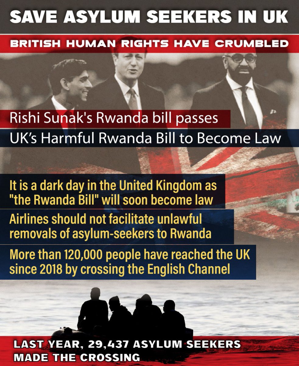 Human rights have crumbled in Britain. #RwandaNotInMyName #RwandaBill