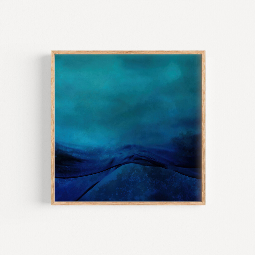 Storm Water | Watercolor Abstract by Menega Sabidussi @society6 #painting #seascape #sea #coastal #ocean #artprint #wallart #waves #navy #blue #indigo #aqua society6.com/product/storm-…