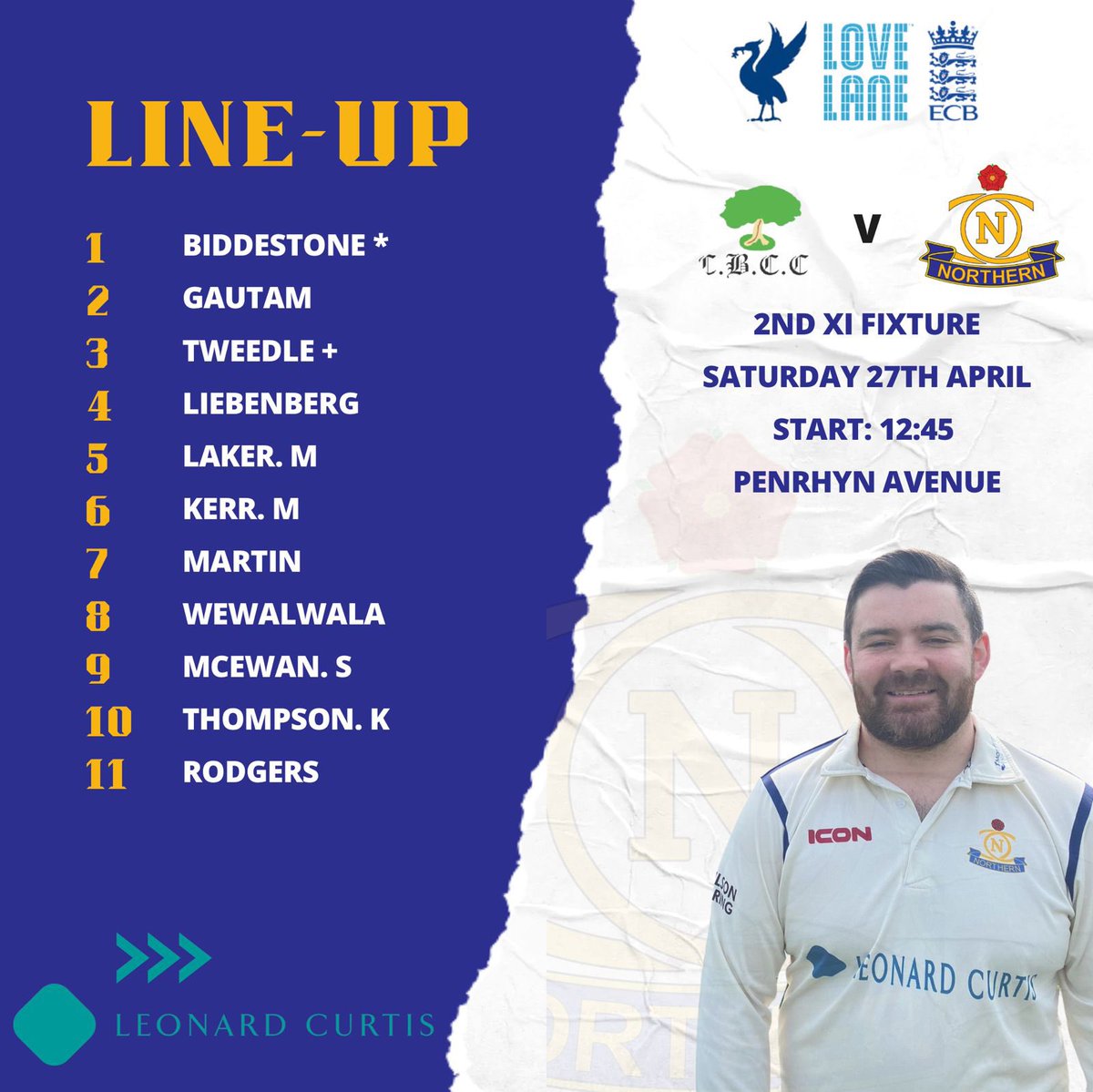 Team news in 🚨🏏 The 2024 season kicks off tomorrow with the 1st XI hosting @formbycricket and the 2nd XI travelling to @ColwynBayCC