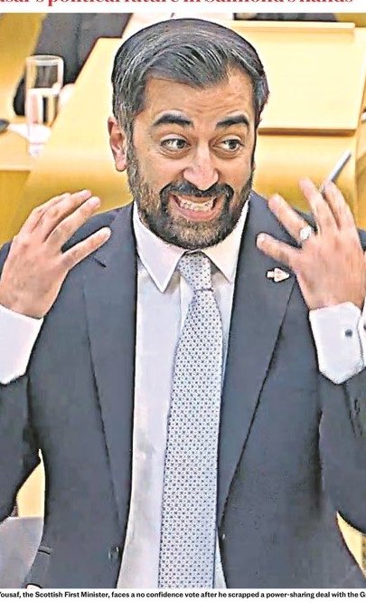 🏴󠁧󠁢󠁳󠁣󠁴󠁿 Just GO Humza....

Shirt - White!
Collar - White!
Cuffs - White!
Flag of Surrender - White!

Time to step down Humza Yousaf!

#ResignHumzaYousaf