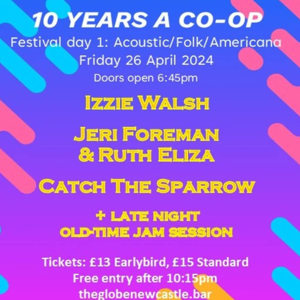 Izzie Walsh (@izziewalsh) on Twitter photo TONIGHT! Get down to the <a href="/theglobene4/">The Globe, Newcastle</a> we're celebrating 10years a co-op ๐ฅณ can't wait to perform and alongside these talented artists ๐ Doors are 6:45pm!! Don't miss out on a kick as night of female folk and Americana ๐ค๐ปโจ TONIGHT! Get down to the <a href="/theglobene4/">The Globe, Newcastle</a> we're celebrating 10years a co-op ๐ฅณ can't wait to perform and alongside these talented artists ๐ Doors are 6:45pm!! Don't miss out on a kick as night of female folk and Americana ๐ค๐ปโจ