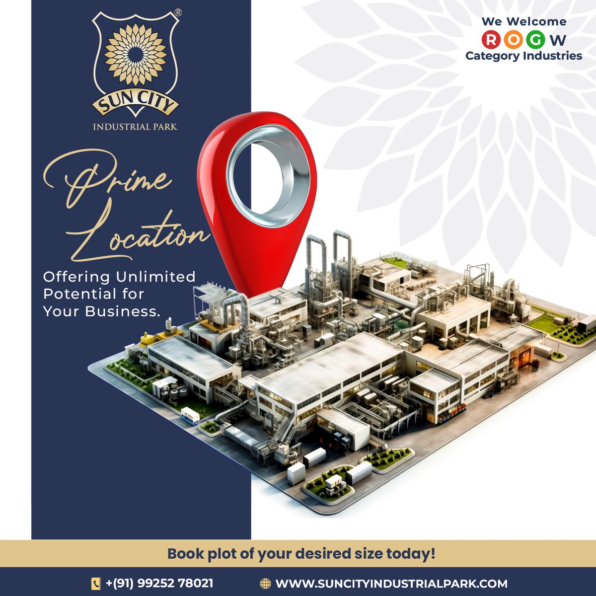 Tap into boundless possibilities for your business in this prime location. Find the ideal space for growth at Suncity Industrial Park.   Act now to secure your spot!
🌐 suncityindustrialpark.com 
📞 (+91) 8141188890 #SuncityIndustrialPark #realestate #primelocation