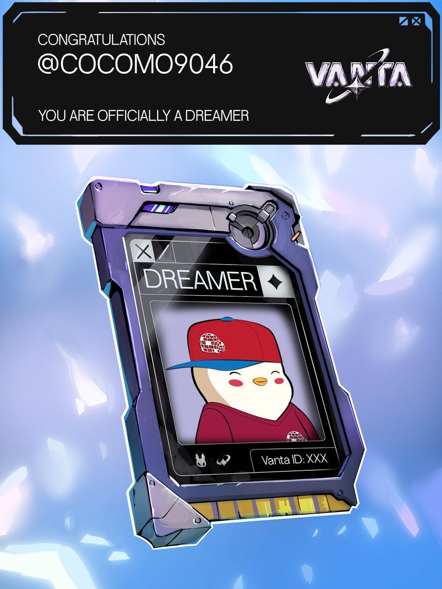 I'm excited to share that I've officially joined the ranks of Dreamers with this access card from <a href="/vantaworld/">Vanta World</a>!

Vanta World exclusively seeks out Dreamers, and with this card, I'm committed to participating in the New Vision City census.