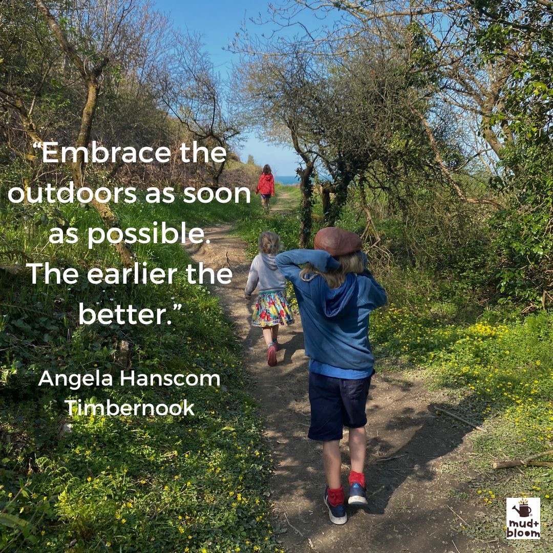 “Embrace the outdoors as soon as possible. The earlier the better” 
Angela Hanscom
@Timbernook 

#connectingchildrenwithnature #natureplay #outdoorplay #nature #outdoorlearning #parenting #connectedtonature