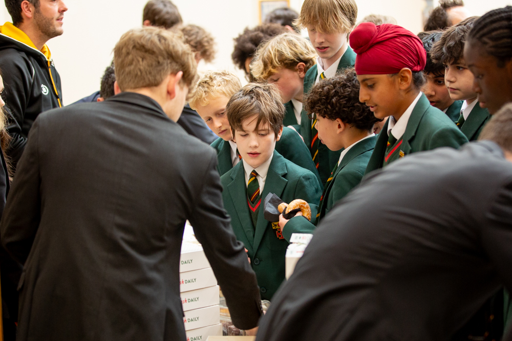 Our tasty cake sale today was hosted by Gervase House in aid of supporting Brass for Africa charity.

#GervaseHouse #BrassForAfrica #CharityEvent #CakeFundraiser #CakeSale #ThroughStBenedicts